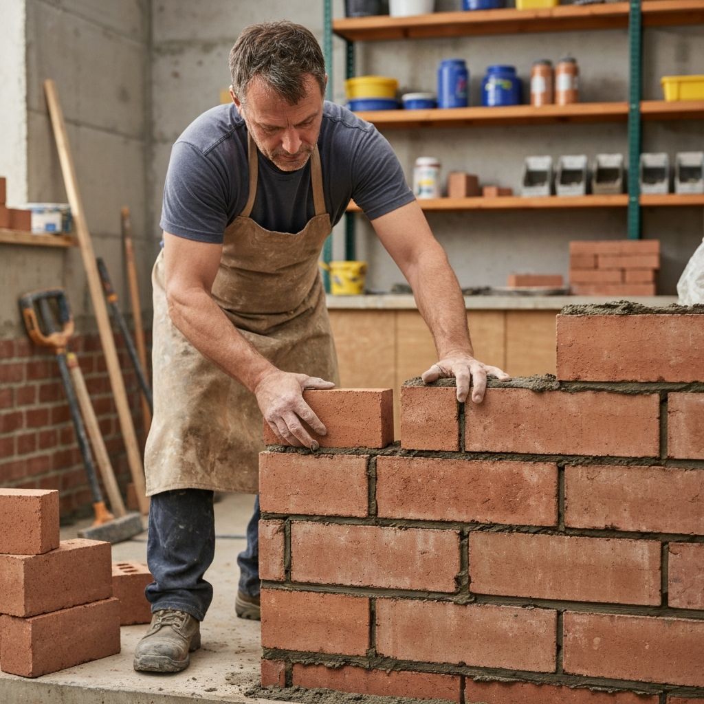 Professional craftsman at work